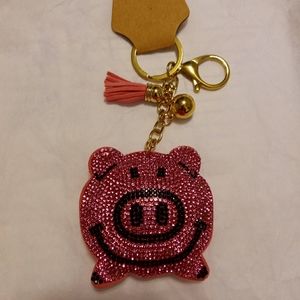 pig keychain STOCKING STUFFERS